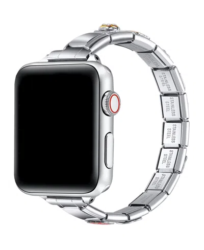 Posh Tech Nostalgic Charm Band For Apple Watch In Silver