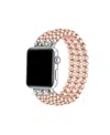 Posh Tech Nova Stainless Steel Band For Apple Watch 40,41,42mm In Rose Gold