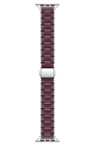 Posh Tech Orla Apple Watch® Bracelet Watchband In Cherry Lacquer
