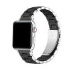 Posh Tech Orla Silicone And Steel Band For Apple Watch In Black