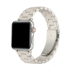 Posh Tech Orla Silicone + Stainless Steel Band For Apple Watch In Metallic