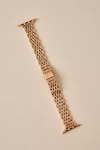 Posh Tech Rainey Skinny Stainless Steel Apple Watch Band In Pink