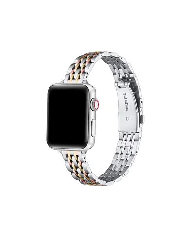 Posh Tech Rainey Skinny Stainless Steel Band For Apple Watch In Purple