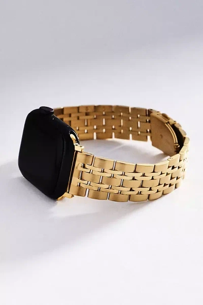 Posh Tech Rainey Stainless Steel Band For Apple Watch In Gold