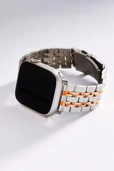 Posh Tech Rainey Stainless Steel Band For Apple Watch In Metallic