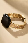 Posh Tech Rainey Tricolor Apple Watch Band In Gold