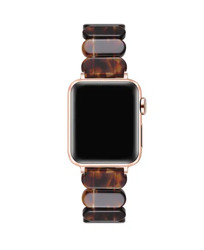 Posh Tech Reese Resin Band For Apple Watch In Brown