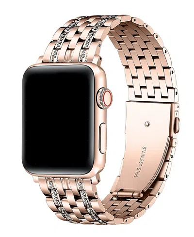 Posh Tech Remy Rhinestone Stainless Steel Band For Apple Watch In Multi