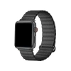 Posh Tech Riley Magnetic Leather Band For Apple Watch In Black