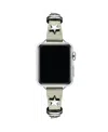 Posh Tech Rodeo Star Leather Band For Apple Watch In Green