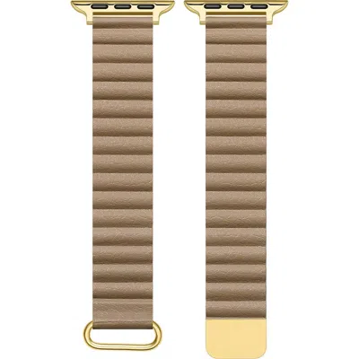 Posh Tech Silicone Apple Watch® Watchband In Brown