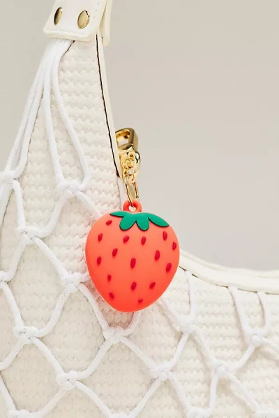Posh Tech Silicone Bag Charm For Airtag In Red