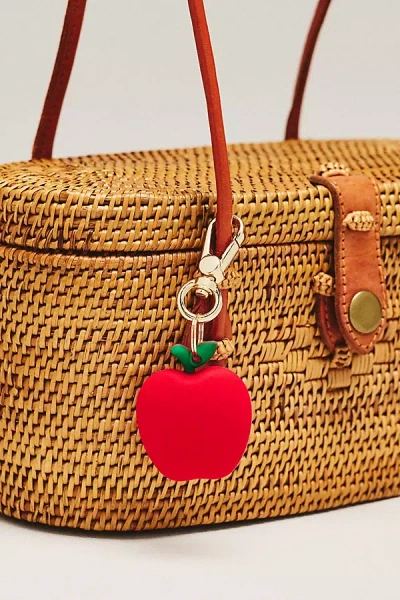 Posh Tech Silicone Bag Charm For Airtag In Red