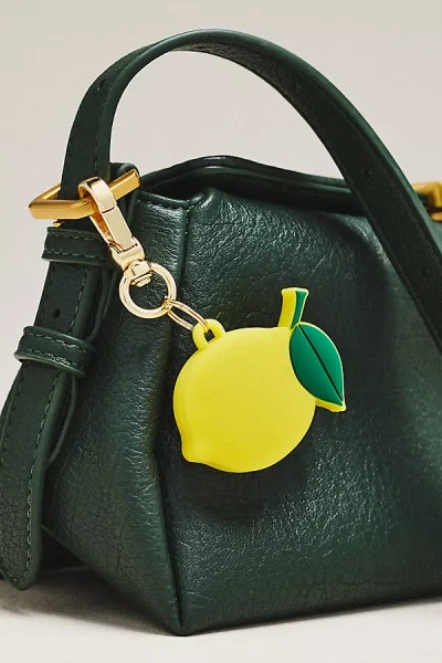 Posh Tech Silicone Bag Charm For Airtag In Yellow