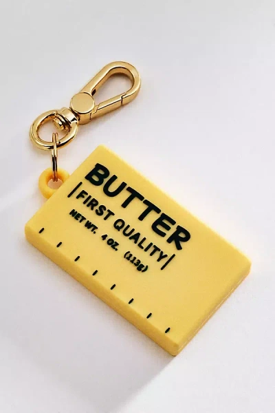 Posh Tech Silicone Bag Charm For Airtag In Yellow
