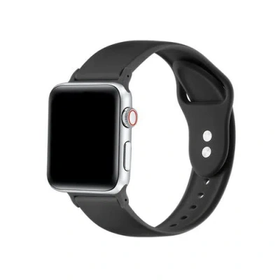 Posh Tech Silicone Band For Apple Watch In Black