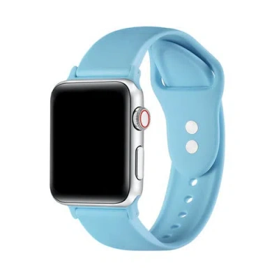 Posh Tech Silicone Band For Apple Watch In Blue
