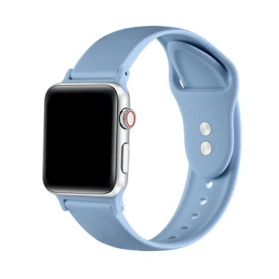 Posh Tech Silicone Band For Apple Watch In Blue