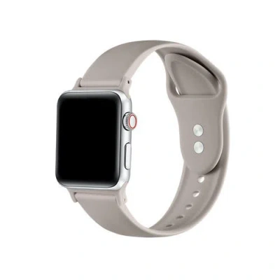Posh Tech Silicone Band For Apple Watch In Gray