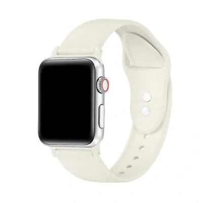 Posh Tech Silicone Band For Apple Watch In Metallic