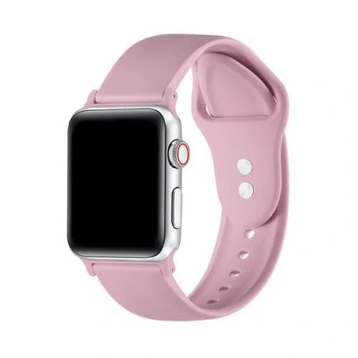 Posh Tech Silicone Band For Apple Watch In Pink
