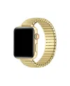Posh Tech Slink Skinny Stainless-steel Band For Apple Watch, Fits All Apple Watch Models In Gold