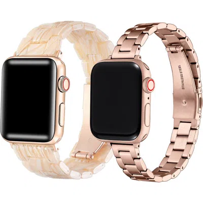 Posh Tech Sloan Assorted 2-pack Apple Watch® Watchbands In Multi