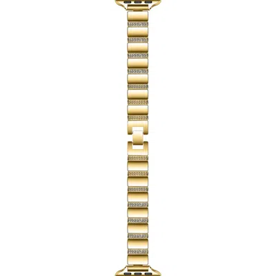Posh Tech Soleil Rhinestone Watchband In Gold
