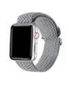 Posh Tech Avalon Nylon Band For Apple Watch 40,41,42mm In Grey