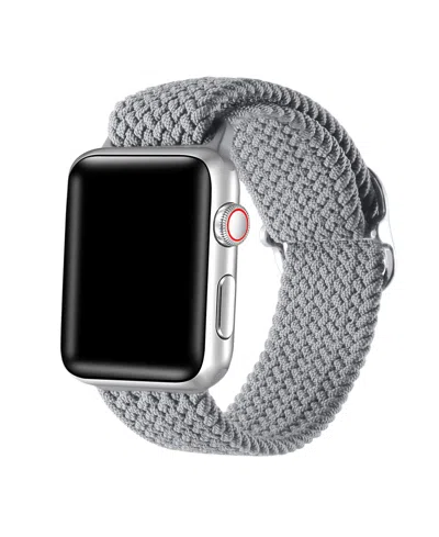 Posh Tech Unisex Avalon Nylon Band For Apple Watch Size-38mm,40mm,41mm In Grey