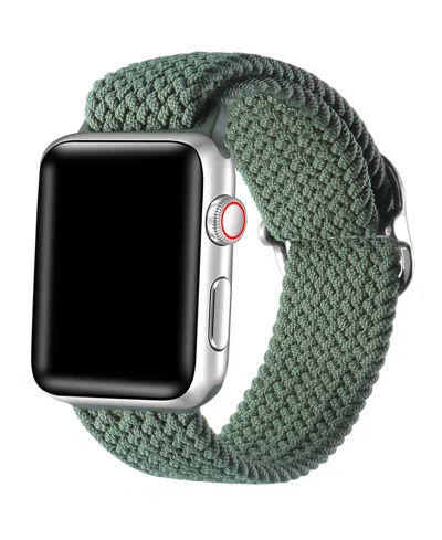 Posh Tech Unisex Avalon Nylon Band For Apple Watch Size-42mm,44mm,45mm,49mm In Green