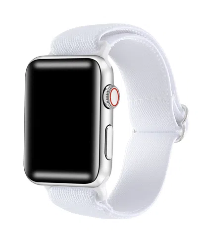 Posh Tech Unisex Cliff White Nylon Band For Apple Watch Size-42mm,44mm,45mm,49mm