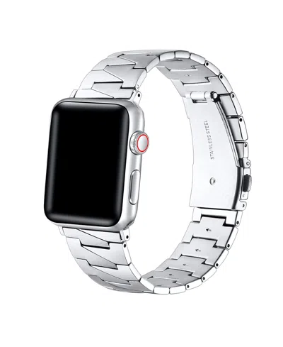 Posh Tech Scarlett Stainless Steel Band For Apple Watch 40,41,42mm In Silver