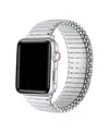 Posh Tech Slink Stainless Steel Band For Apple Watch 40,41,42mm In Silver