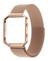 Posh Tech Unisex Stainleess Steel Watch Strap In Gold