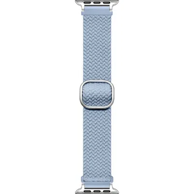 Posh Tech Universal Braided Nylon Apple Watchband In Aura Blue