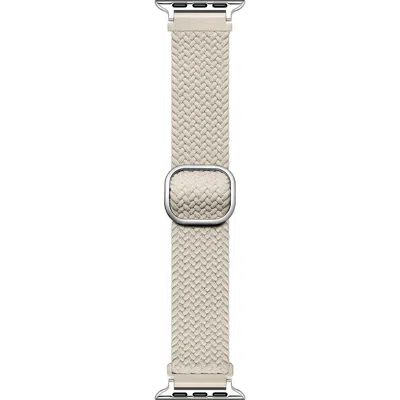 Posh Tech Universal Braided Nylon Apple Watchband In Starlight