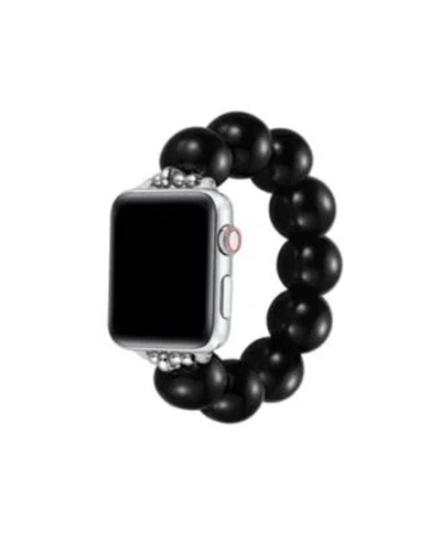 Posh Tech Violet Cultivated Pearl Band For Apple Watch In White