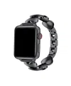 Posh Tech Aphrodite Stainless Steel Band For Apple Watch 44,45,46,49mm In Black