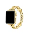 Posh Tech Aphrodite Stainless Steel Band For Apple Watch 44,45,46,49mm In Gold