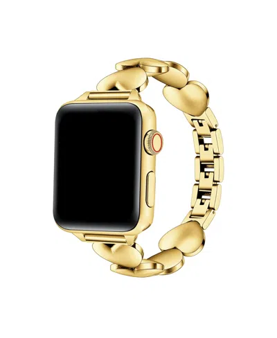 Posh Tech Aphrodite Stainless Steel Band For Apple Watch 44,45,46,49mm In Gold