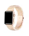 Posh Tech Claire Resin Band For Apple Watch 40,41,42 Mm In Light Moch
