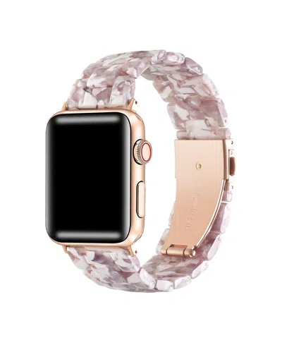 Posh Tech Women's Claire Resin Band For Apple Watch Size-38mm,40mm,41mm In Stone