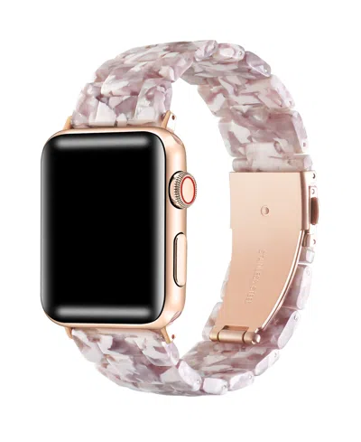 Posh Tech Women's Claire Resin Band For Apple Watch Size-42mm,44mm,45mm,49mm In Stone