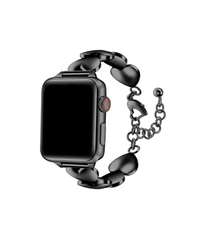 Posh Tech Lover Stainless Steel Band For Apple Watch 40,41,42mm In Black