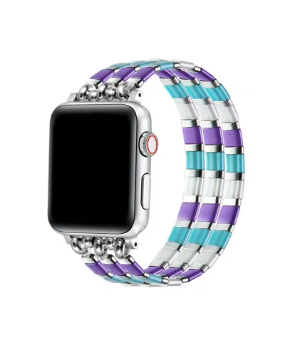 Posh Tech Slim Bracelet Band For Apple Watch 44,45,46,49mm In Blue