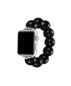 Posh Tech Violet Faux Pearl Band For Apple Watch 40,41,42mm In Black