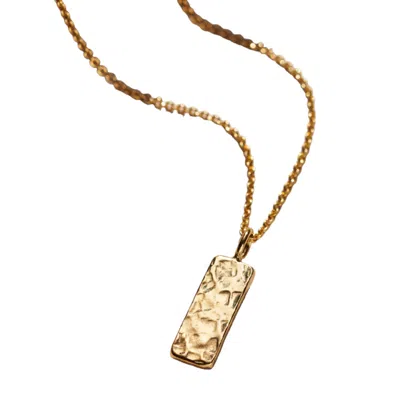 Posh Totty Designs 9ct Men's Solid Gold Tag Necklace