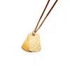 Posh Totty Designs Gold Men's Double Dog Tag Necklace