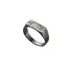 Posh Totty Designs Men's Molten Oxidised Sterling Silver Signet Ring
